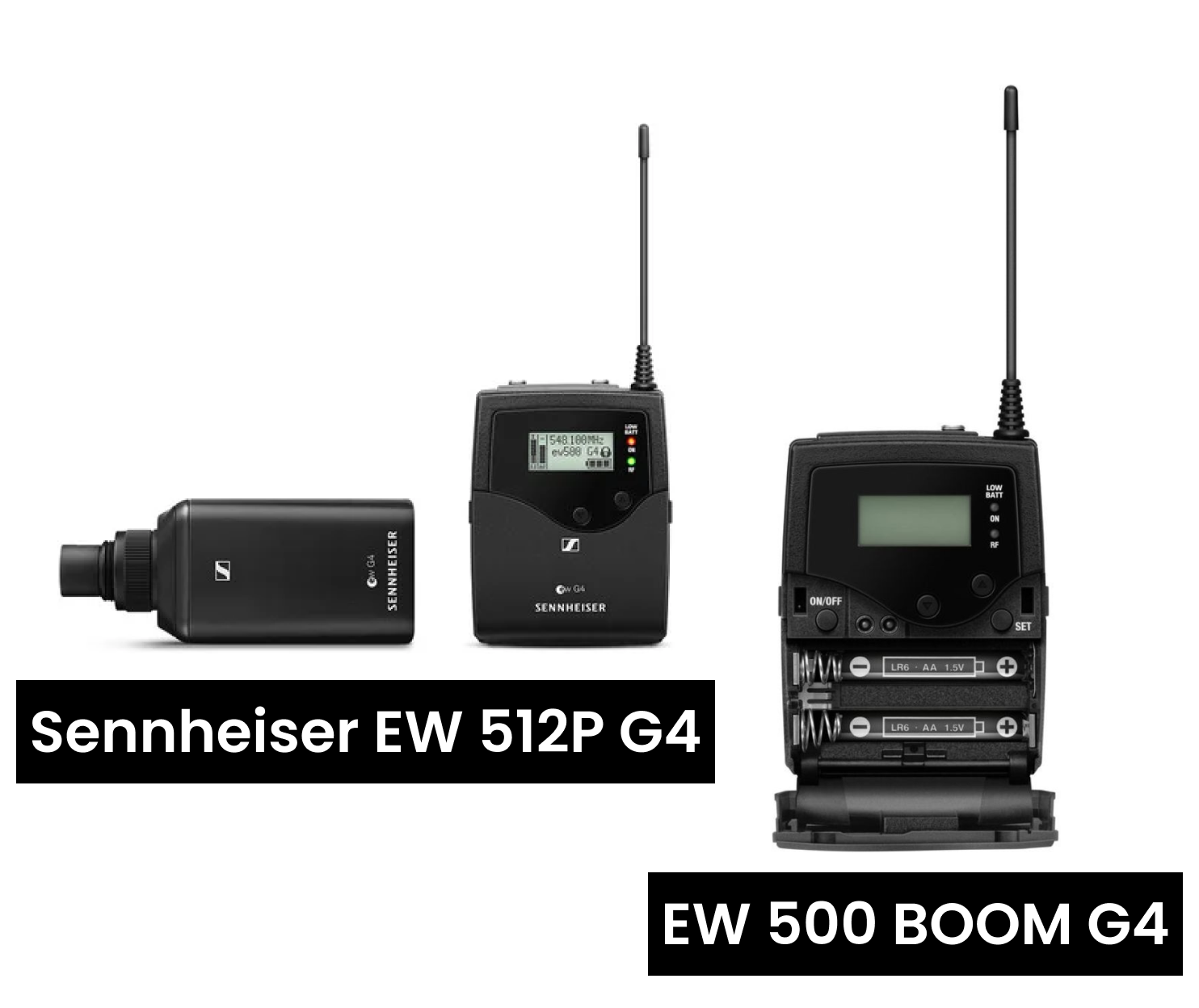 Transmitters and Receivers EW 512P & 500 Boom G4 Sennheiser-image